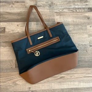 Navy Michael Kors handbag